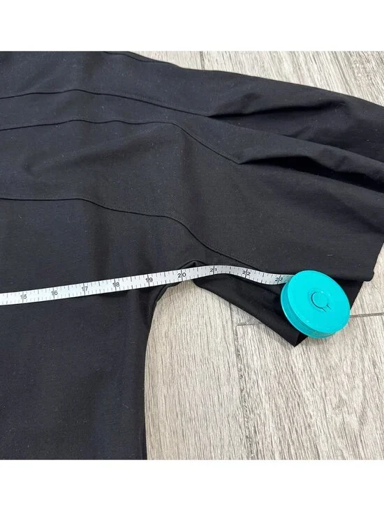 Excellent Condition COS Ripple Jersey Dress Black size XS - Picture 4 of 7